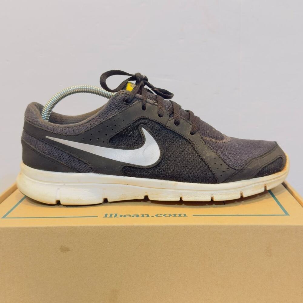 Nike Flex Experience 2010 Mens Size 10.5 Black White Lightweight Running Shoes